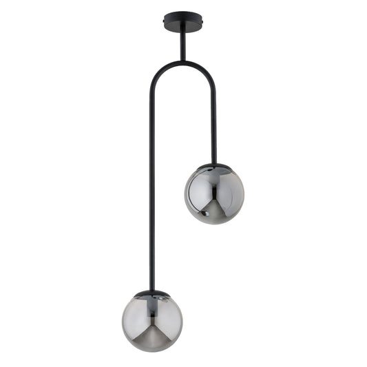 CEILING LAMP ALFA VECTOR M Black 2 x E14