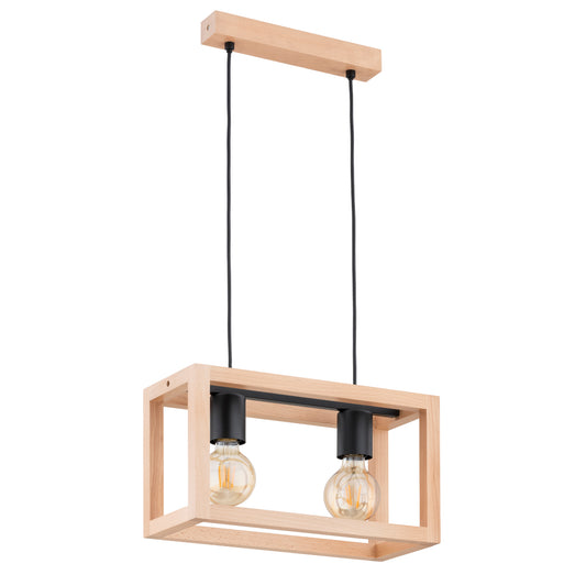 PENDANT LAMP ALFA PAKO  Wooden 2 x E27