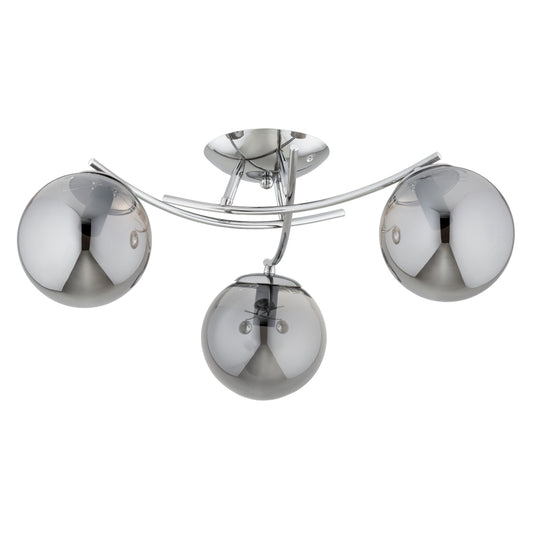 CEILING LAMP ALFA SAVI Chrome 3 x E14