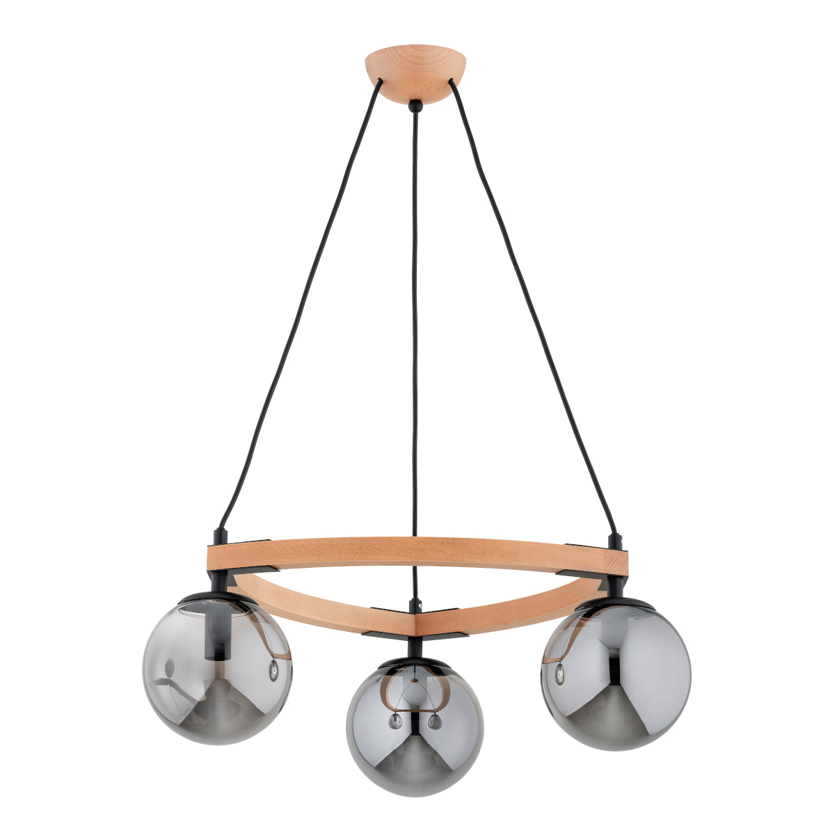 PENDANT LAMP ALFA ADINA PRO  Wooden 3 x E14