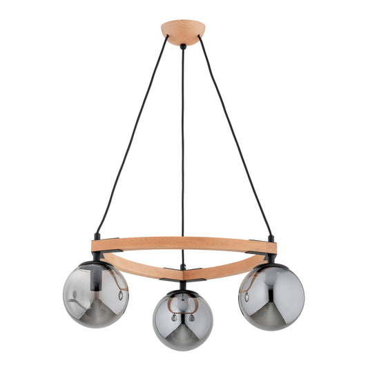PENDANT LAMP ALFA ADINA PRO  Wooden 3 x E14