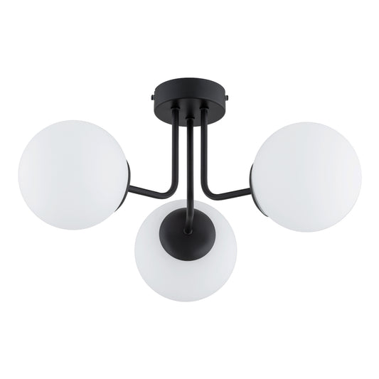 CEILING LAMP ALFA PIERO Black & White 3 x E14