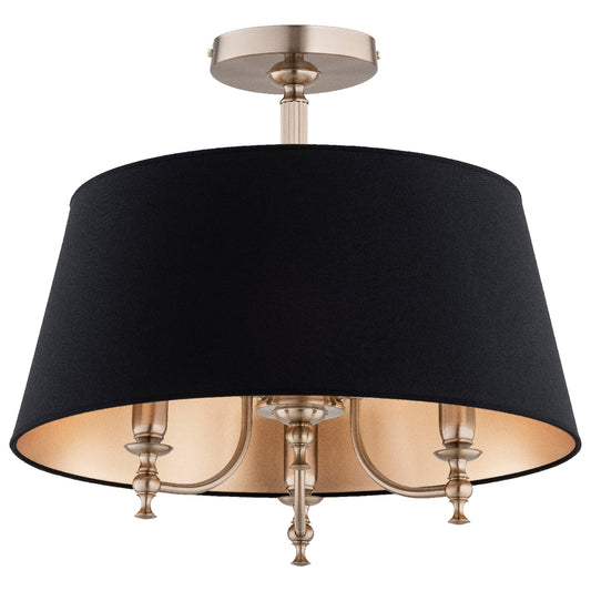 CEILING LAMP ALFA ROSETTA 63 Gold & Black 3 x E14