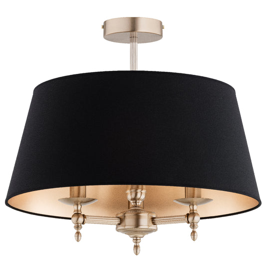 CEILING LAMP ALFA ROKSANA Gold & Black 3 x E14