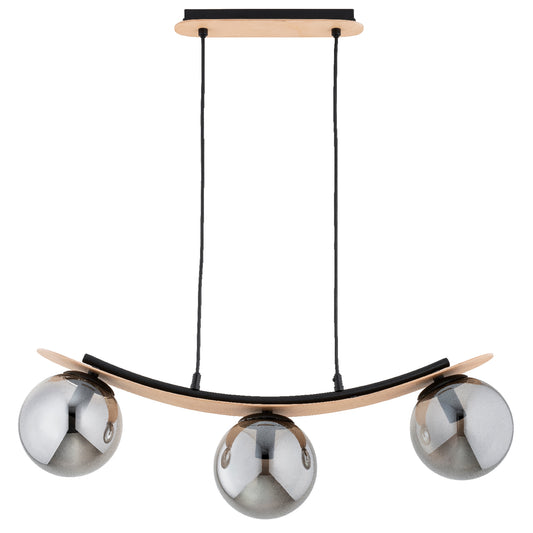 PENDANT LAMP ALFA NAIRA  Wooden 3 x E14