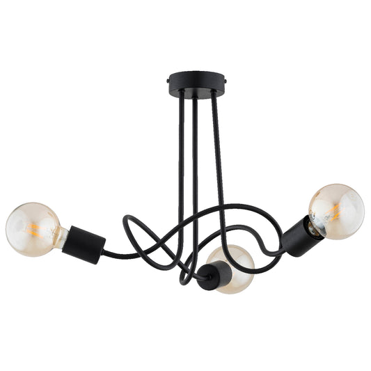 CEILING LAMP ALFA WINGO Black 3 x E27