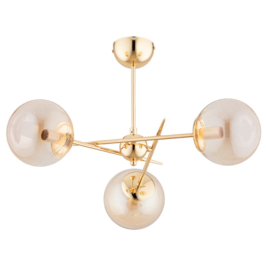 CEILING LAMP ALFA PRIMERY Gold 3 x E14