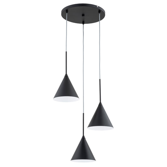 PENDANT LAMP ALFA FABO Black 3 x E14