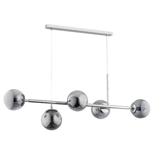 PENDANT LAMP ALFA DANSA Chrome 5 x E14