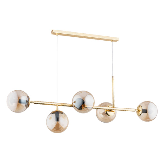 PENDANT LAMP ALFA DANSA Gold 5 x E14