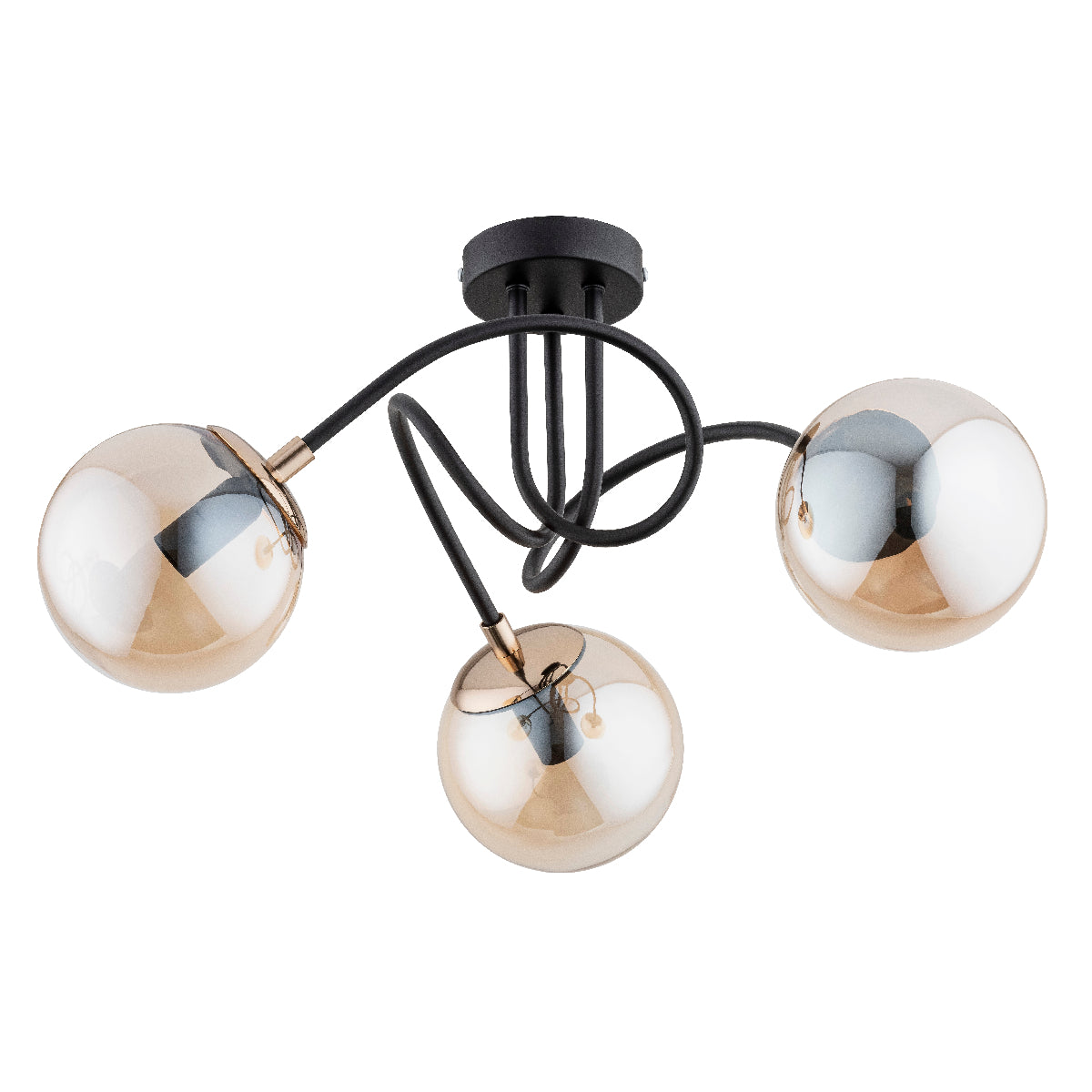 CEILING LAMP ALFA TECTUS Black 3 x E14