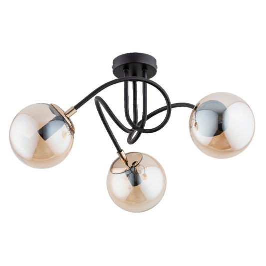 CEILING LAMP ALFA TECTUS Black 3 x E14