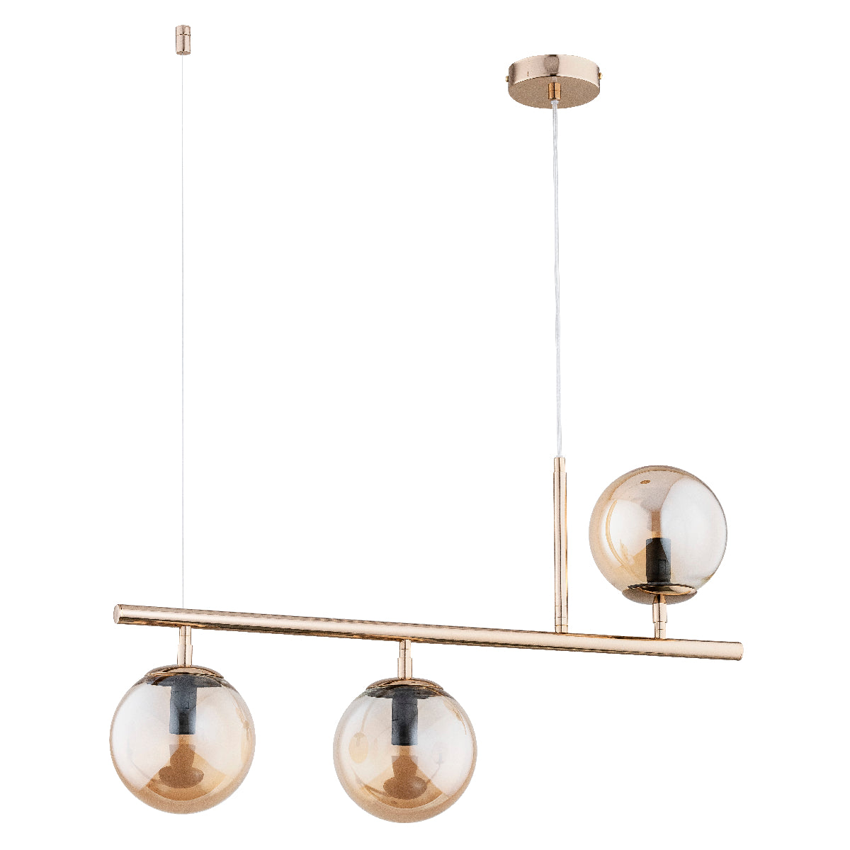 PENDANT LAMP ALFA ABAKUS Gold 3 x E14
