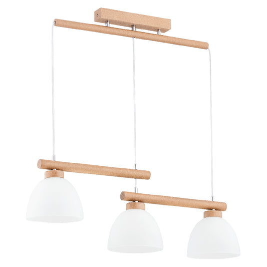 PENDANT LAMP ALFA DENVER  Wooden 3 x E27