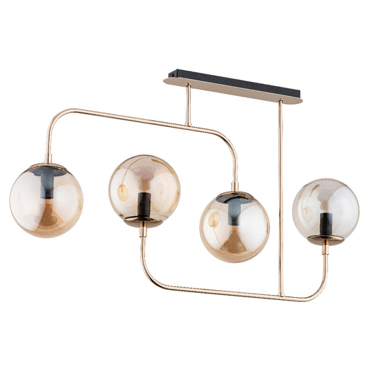 CEILING LAMP ALFA TREVI Gold 4 x E14