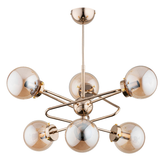 CEILING LAMP ALFA RITO Gold 6 x E14