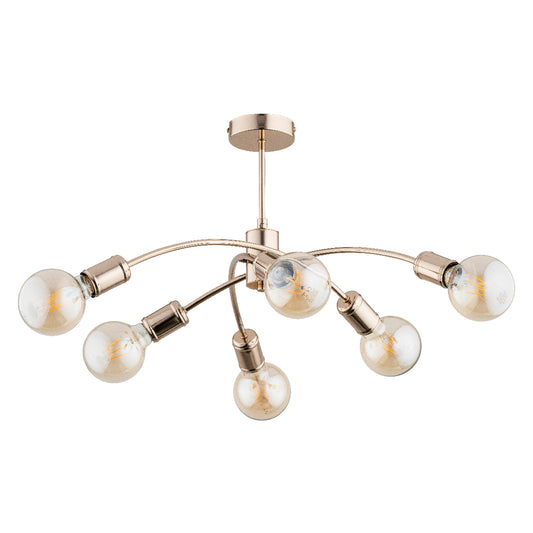CEILING LAMP ALFA RALPH Gold 6 x E27