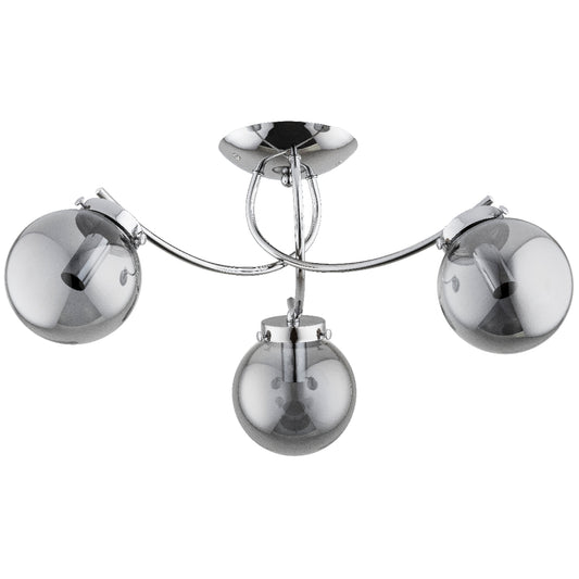 CEILING LAMP ALFA LUCIE Chrome 3 x E14