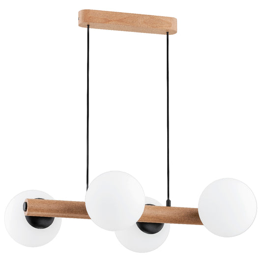 PENDANT LAMP ALFA ARAGON  Wooden 4 x E14