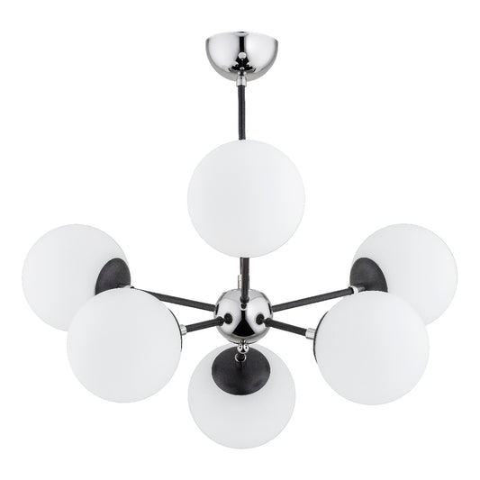CEILING LAMP ALFA SANDY Chrome 6 x E14