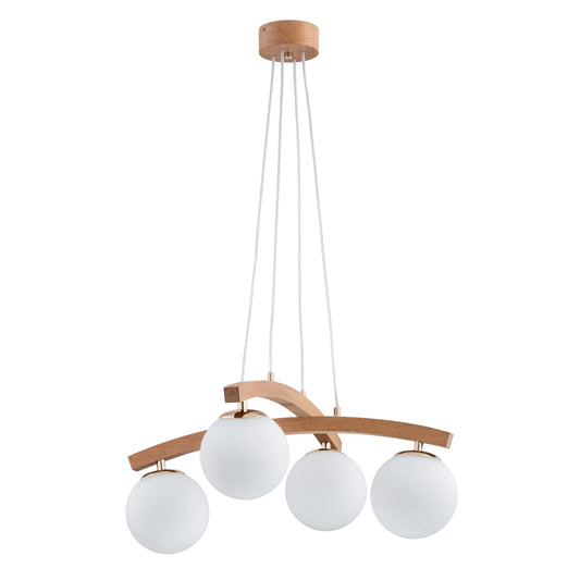 PENDANT LAMP ALFA MIKSER  Wooden 4 x E14