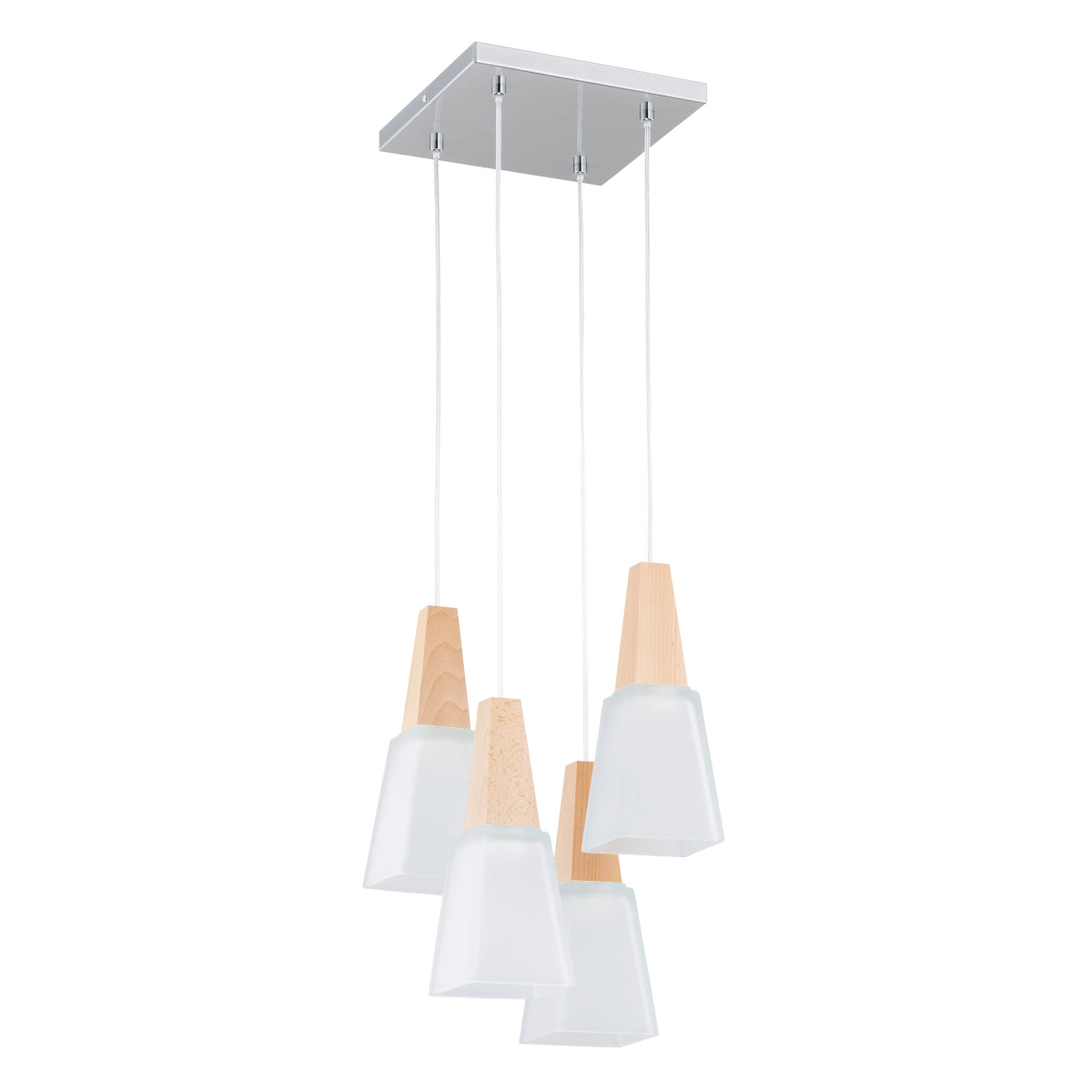 PENDANT LAMP ALFA MORINA  Wooden 4 x E27