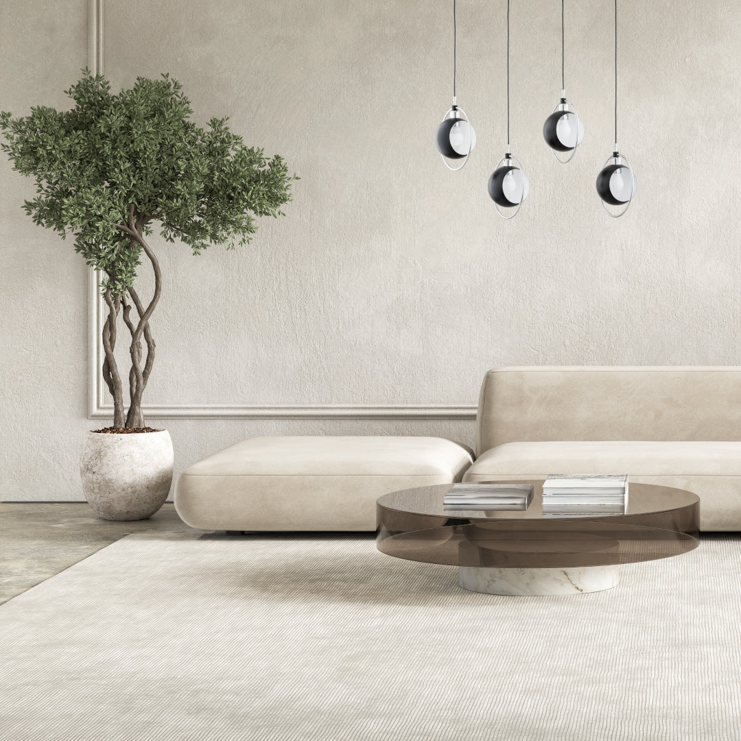 PENDANT LAMP ALFA OLIMPIA Black 4 x E27