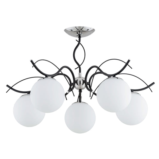 CEILING LAMP ALFA YUTA Black 5 x E14