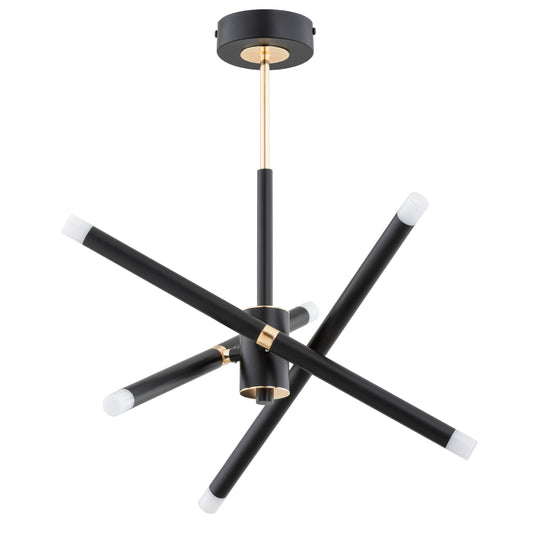 CEILING LAMP ALFA OVILI Black & Gold 6 x G9 LED