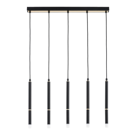 PENDANT LAMP ALFA DERANY Black & Gold 5 x G9