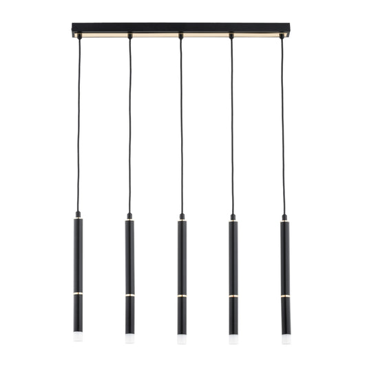 PENDANT LAMP ALFA DESTO Black & Gold 5 x G9