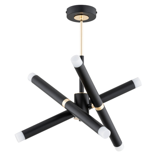 CEILING LAMP ALFA VILIO Black & Gold 6 x G9