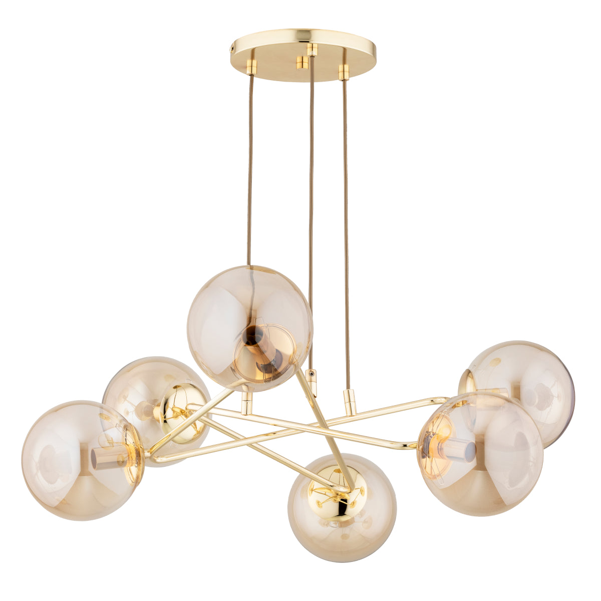 CEILING LAMP ALFA TRISTAN Gold 6 x E14