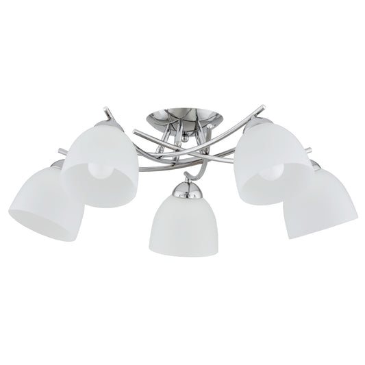 CEILING LAMP ALFA SEVA Chrome 5 x E27