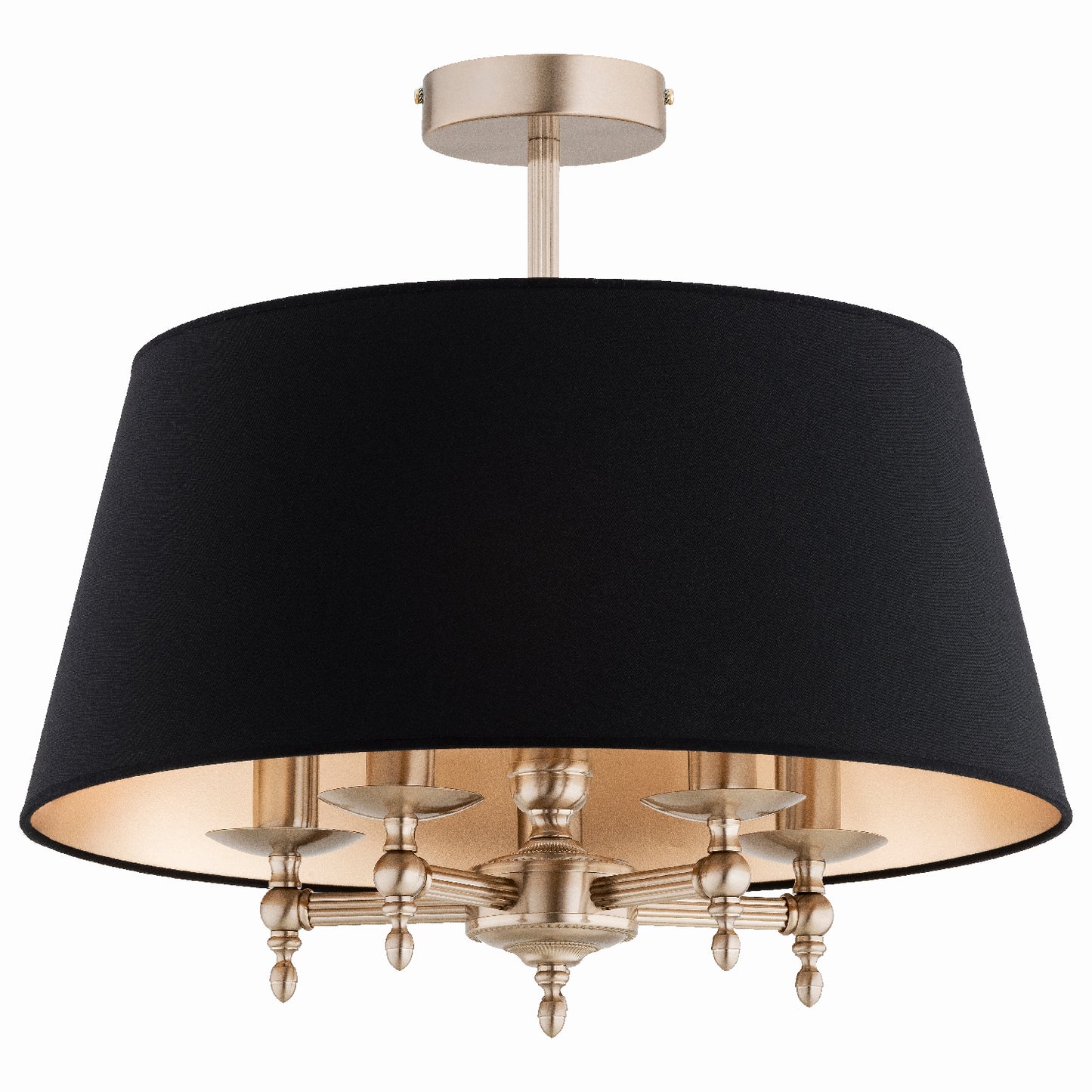 CEILING LAMP ALFA ROKSANA Gold & Black 5 x E14