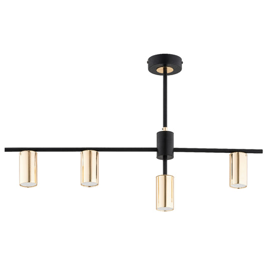 CEILING LAMP ALFA URSA Black & Gold 4 x GU10