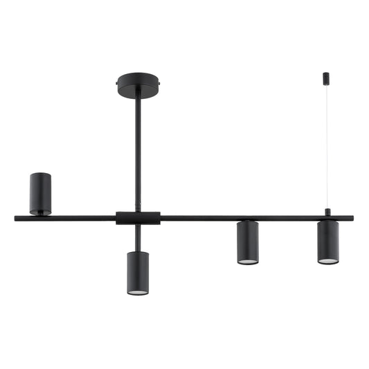 CEILING LAMP ALFA SAUR Black 4 x GU10