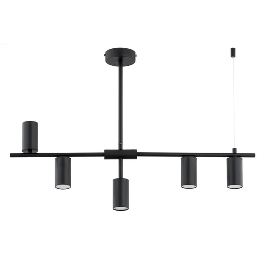 CEILING LAMP ALFA SAUR Black 5 x GU10