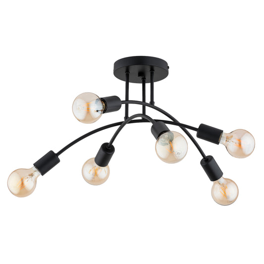 CEILING LAMP ALFA LANTI Black 6 x E27