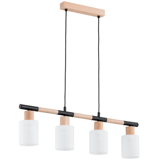 PENDANT LAMP ALFA DELLA  Wooden 4 x E27