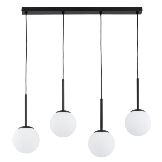 PENDANT LAMP ALFA PERIO Black & White 4 x E14