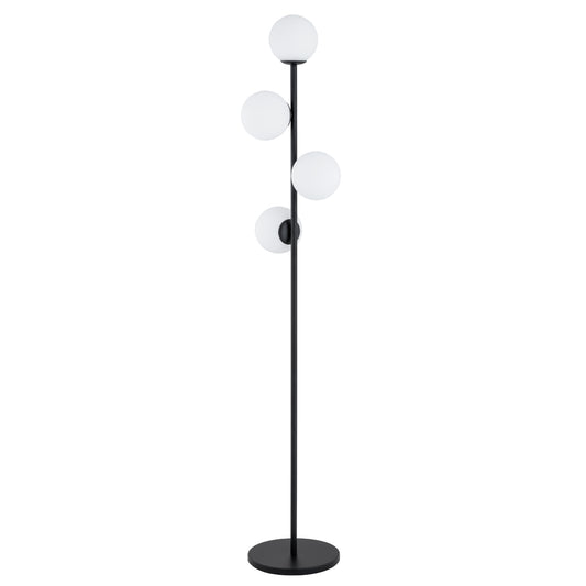 FLOOR LAMP ALFA MALAGA Black & White 4 x E14
