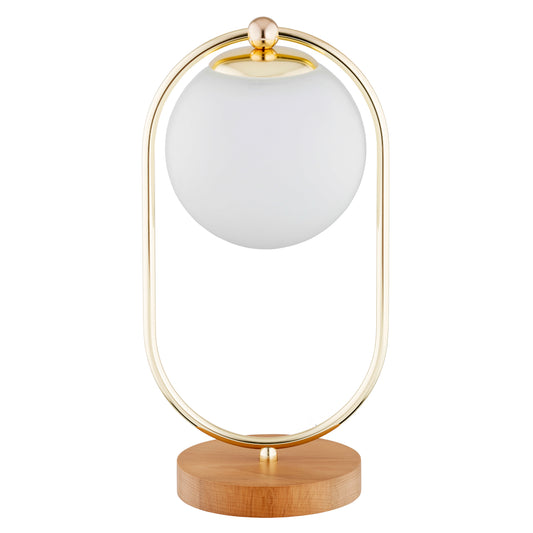 TABLE LAMP OVAL  Wooden 1 x E14