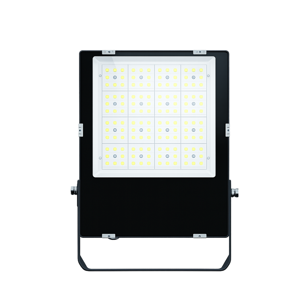 Asymmetrical LED Flood Light Range LED flood light with black frame 