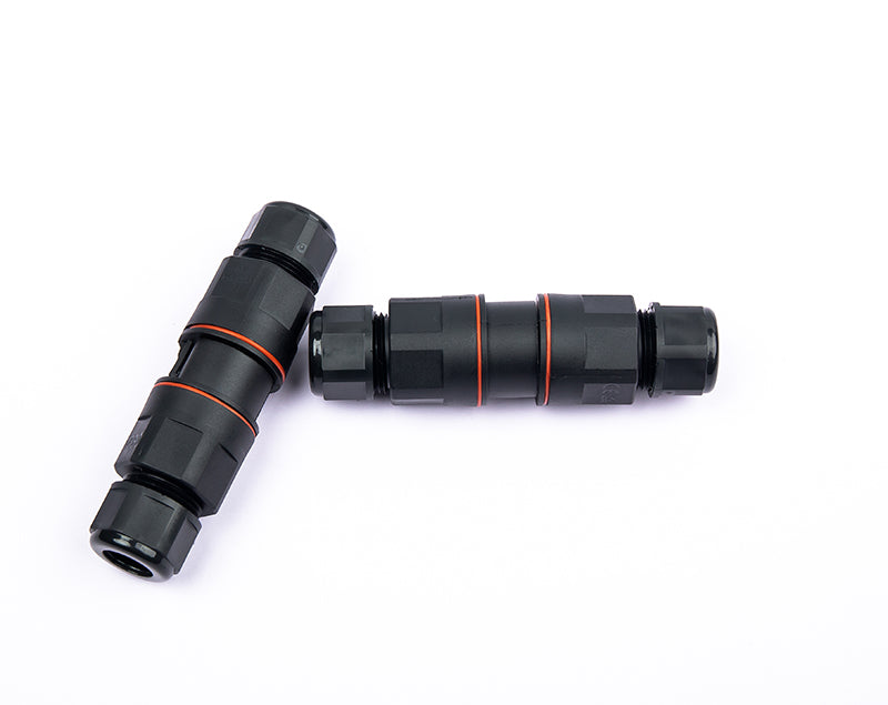 Inline Plug & Socket Cable (Male & Female) Connector | IP68 Waterproof | Quick‑Lever
