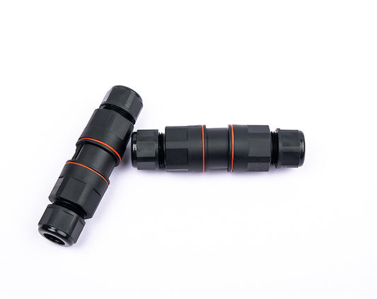 Inline Plug & Socket Cable (Male & Female) Connector | IP68 Waterproof | Quick‑Lever