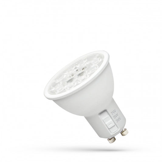 Switchable GU10 LED | CCT Switchable | Power Selectable (3W/5W/7W)