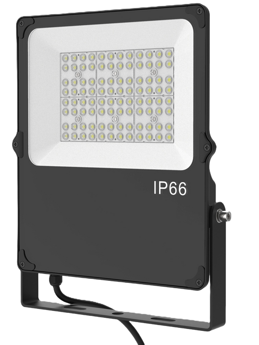 50W LED Emergency Flood Light | 7,000lm Mains | 700lm Emergency | CCT Switchable