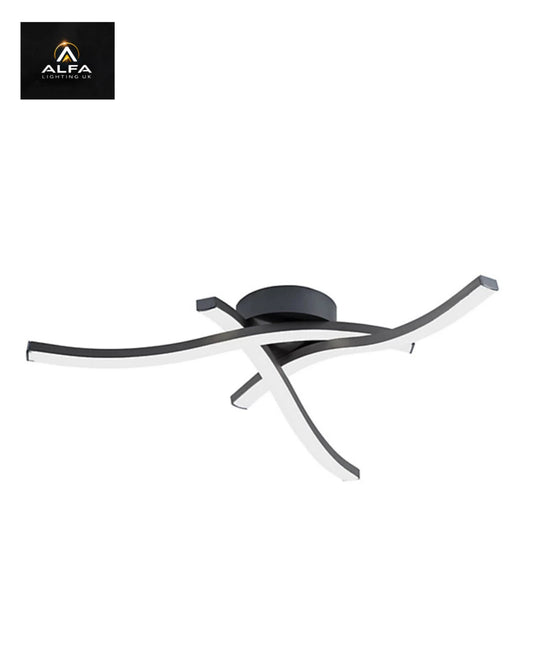 Bravo Lighting | 1141 | 18 Watt | LED Flush | SATIN NICKEL Ceiling Fitting - CLEARANCE