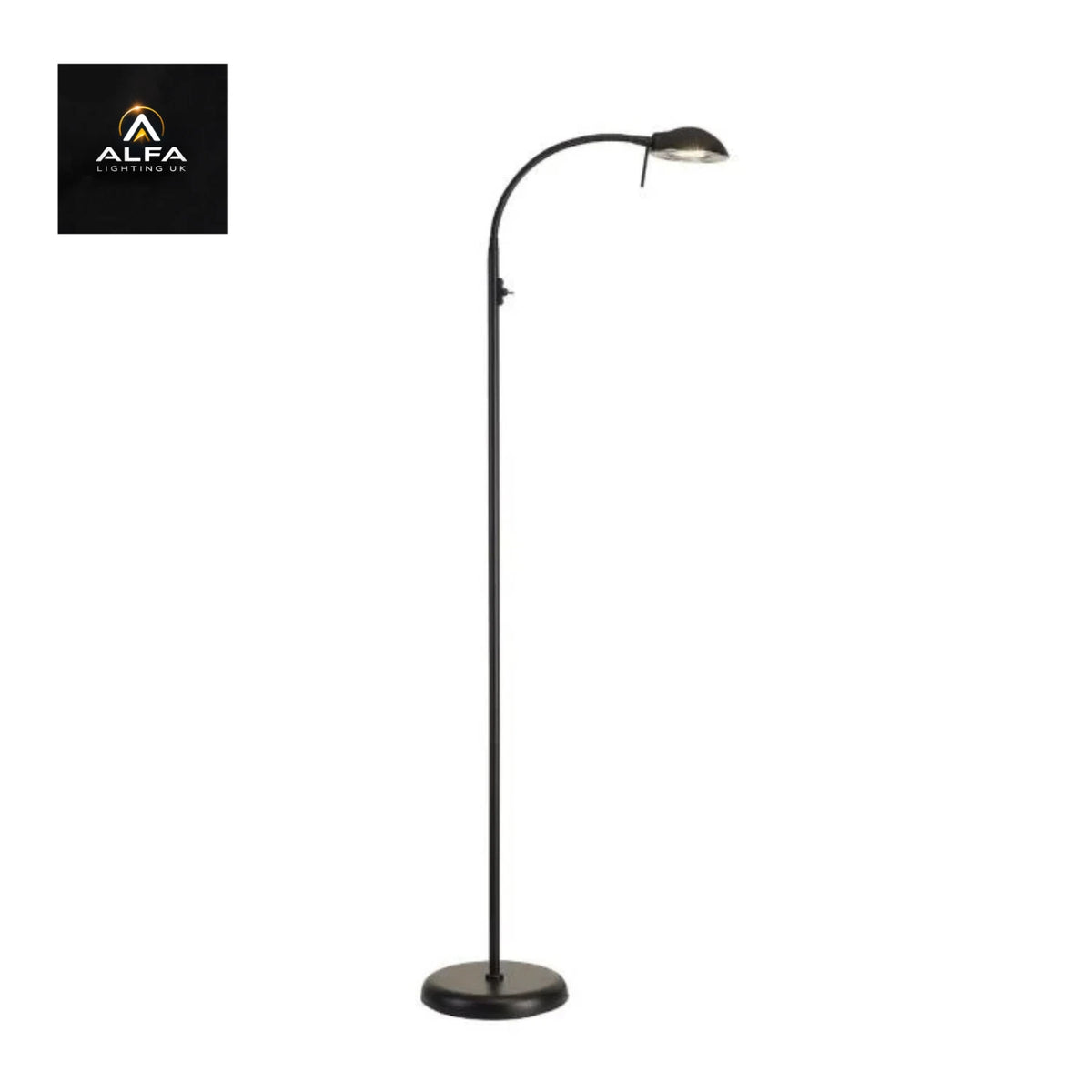 Deco | Bamberg | Floor Lamp | 1 Light G9 | Satin Black | D0795 - CLEARANCE